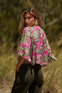 Blusa coimbra fucsia