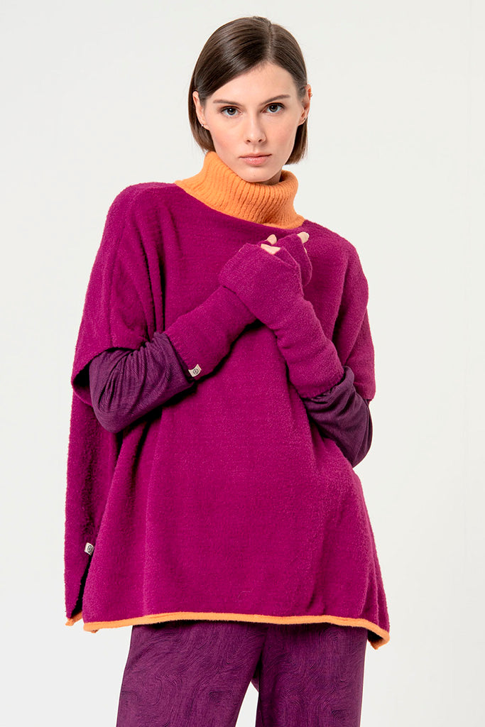 Poncho pobi morado