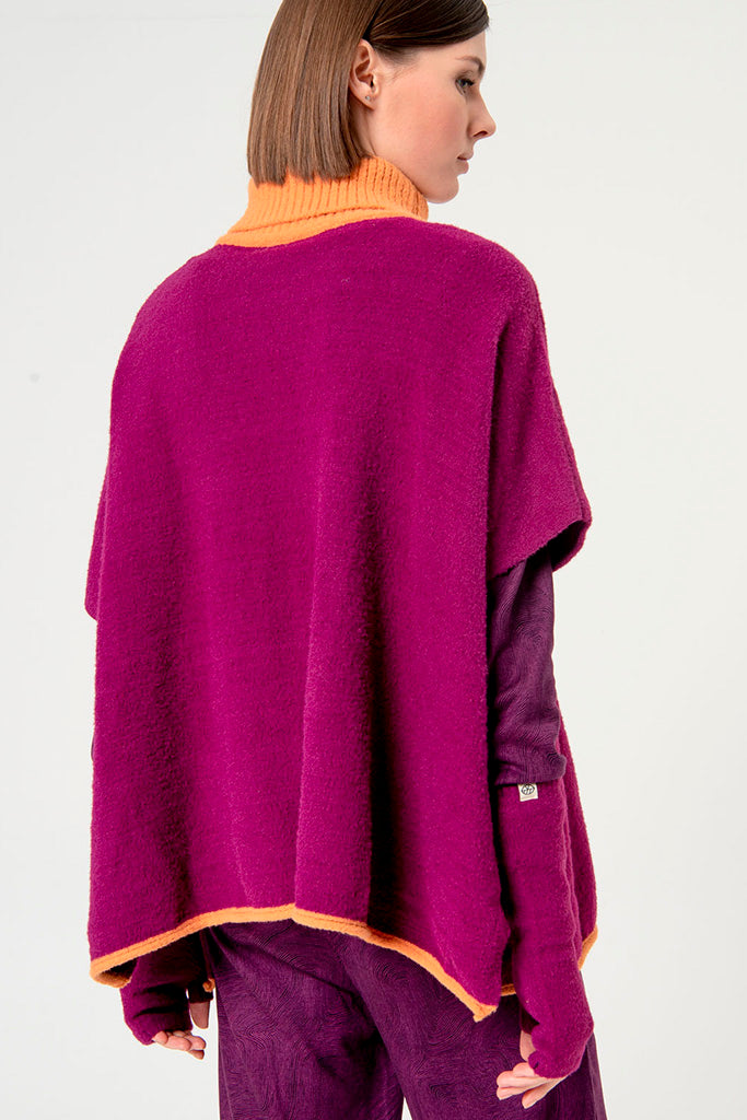 Poncho pobi morado