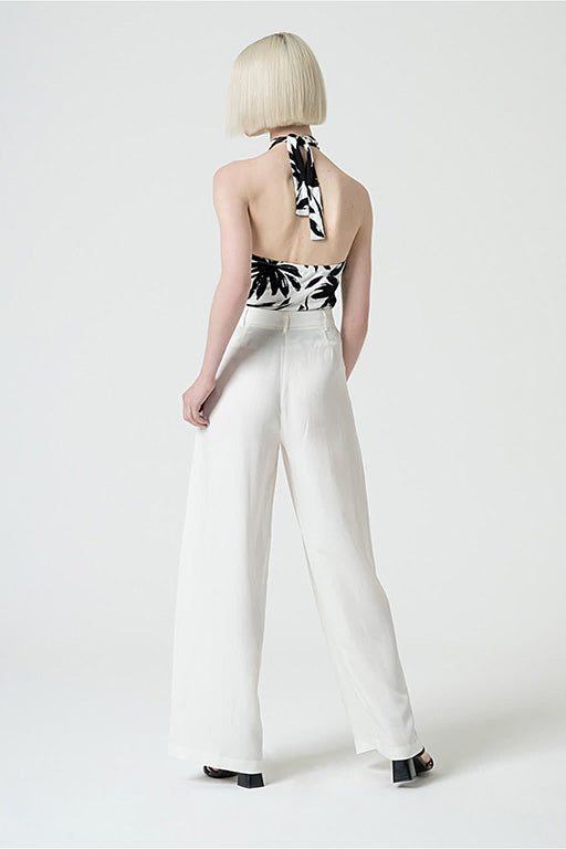 Pantalon pinzas lipa blanco