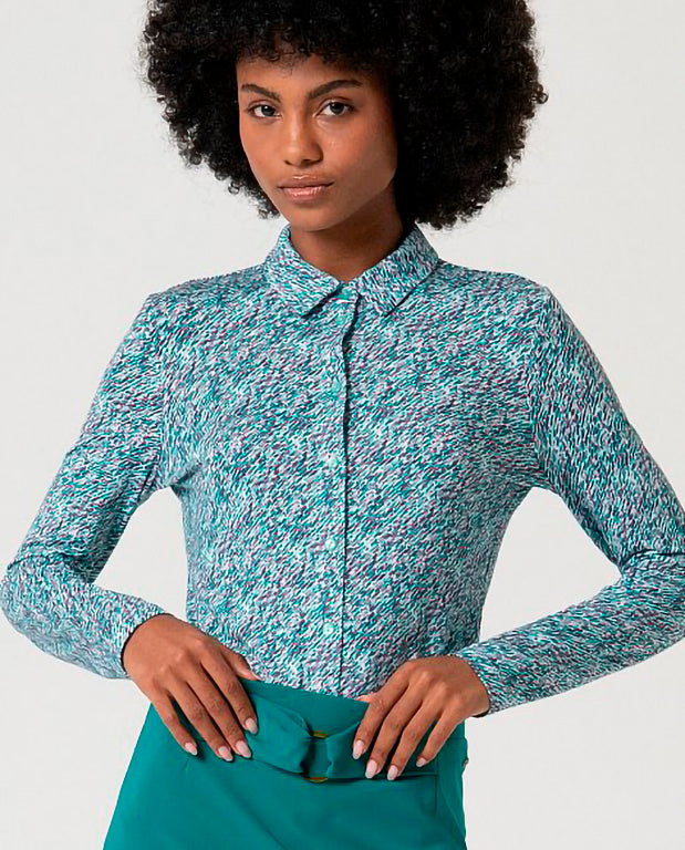 Falda midi lipo esmeralda