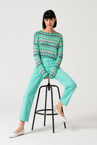 Jersey tricot taon turquesa