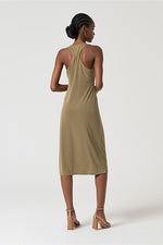 Cargar imagen en el visor de la galería, Vestido midi lixx caqui
