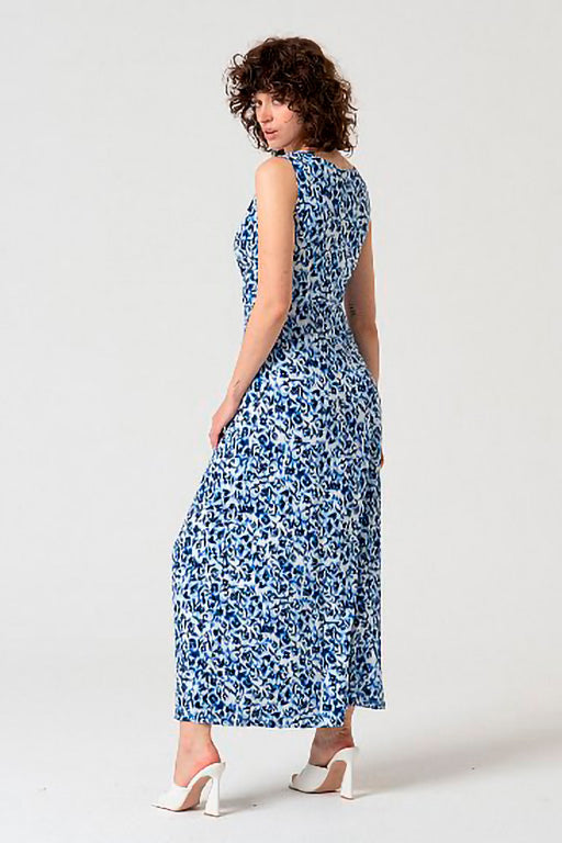 Vestido largo maba azul