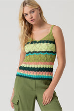 Cargar imagen en el visor de la galería, Top crochet reco verde
