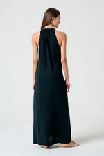 Cargar imagen en el visor de la galería, Vestido largo tina negro
