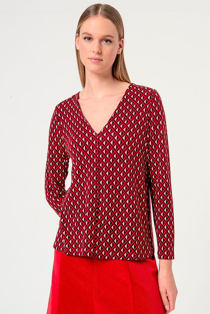 Blusa mevi rojo