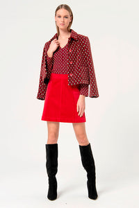 Blusa mevi rojo