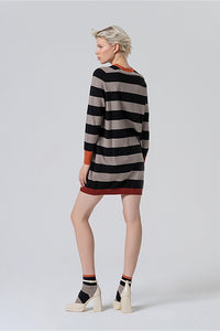 Vestido punto futi negro