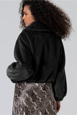 Cargar imagen en el visor de la galería, Bomber lape negro
