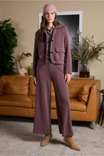 Cargar imagen en el visor de la galería, Pantalon ancho lida arandano
