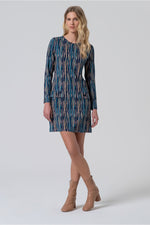 Cargar imagen en el visor de la galería, Vestido corto alfi azul
