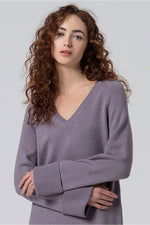 Cargar imagen en el visor de la galería, Vestido tricot liny gris
