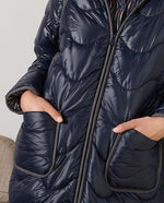 Cargar imagen en el visor de la galería, Abrigo nigo azul
