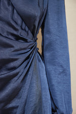 Cargar imagen en el visor de la galería, Vestido midi boni azul
