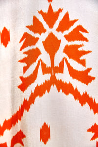 Vestido largo etnico naranja