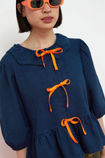 Cargar imagen en el visor de la galería, Camisa Twinkle azul
