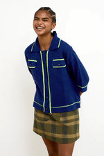 Cargar imagen en el visor de la galería, Cardigan Hope azul
