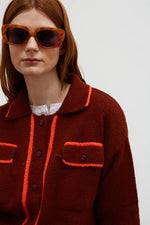Cargar imagen en el visor de la galería, Cardigan Hope marron
