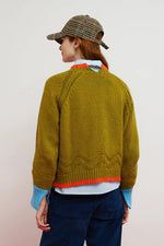 Cargar imagen en el visor de la galería, Jersey serpentine ocre
