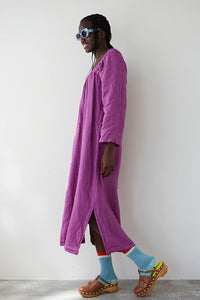 Vestido midi sorbete morado