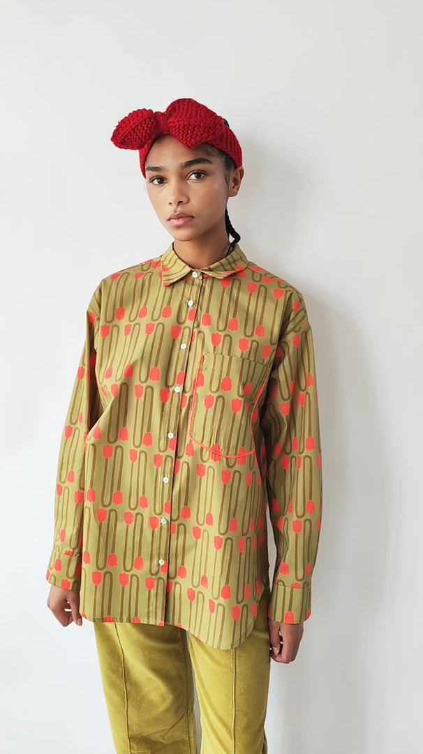 Camisa Boat oro